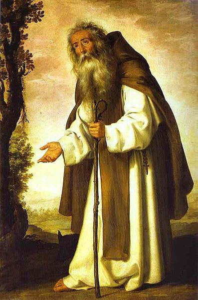 Anthony Abbot by Zurbaran